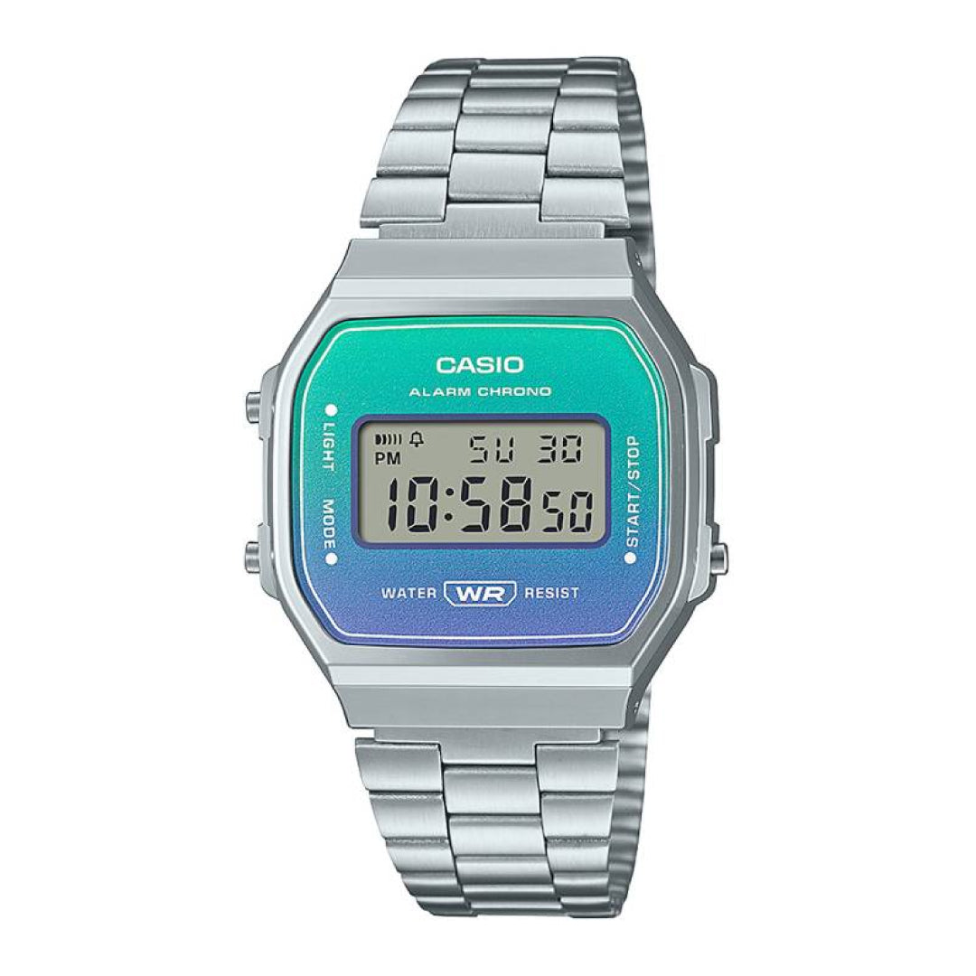 Reloj Casio A168WER-2A Mujer Acero Plateado