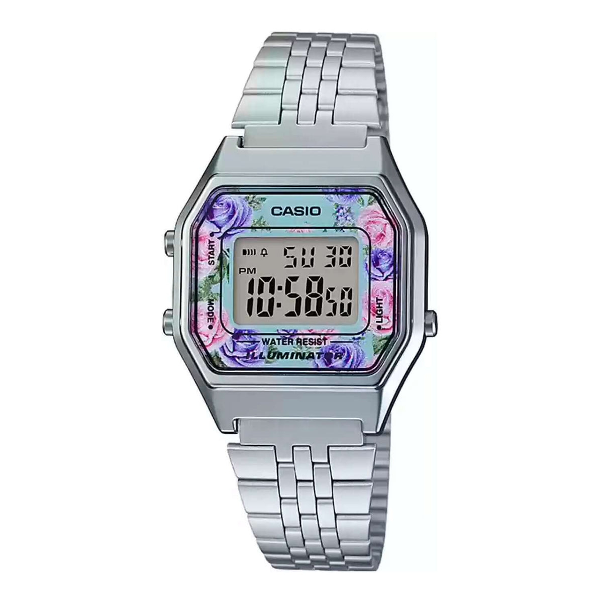Reloj Casio LA680WA-2CDF Mujer Acero Plateado