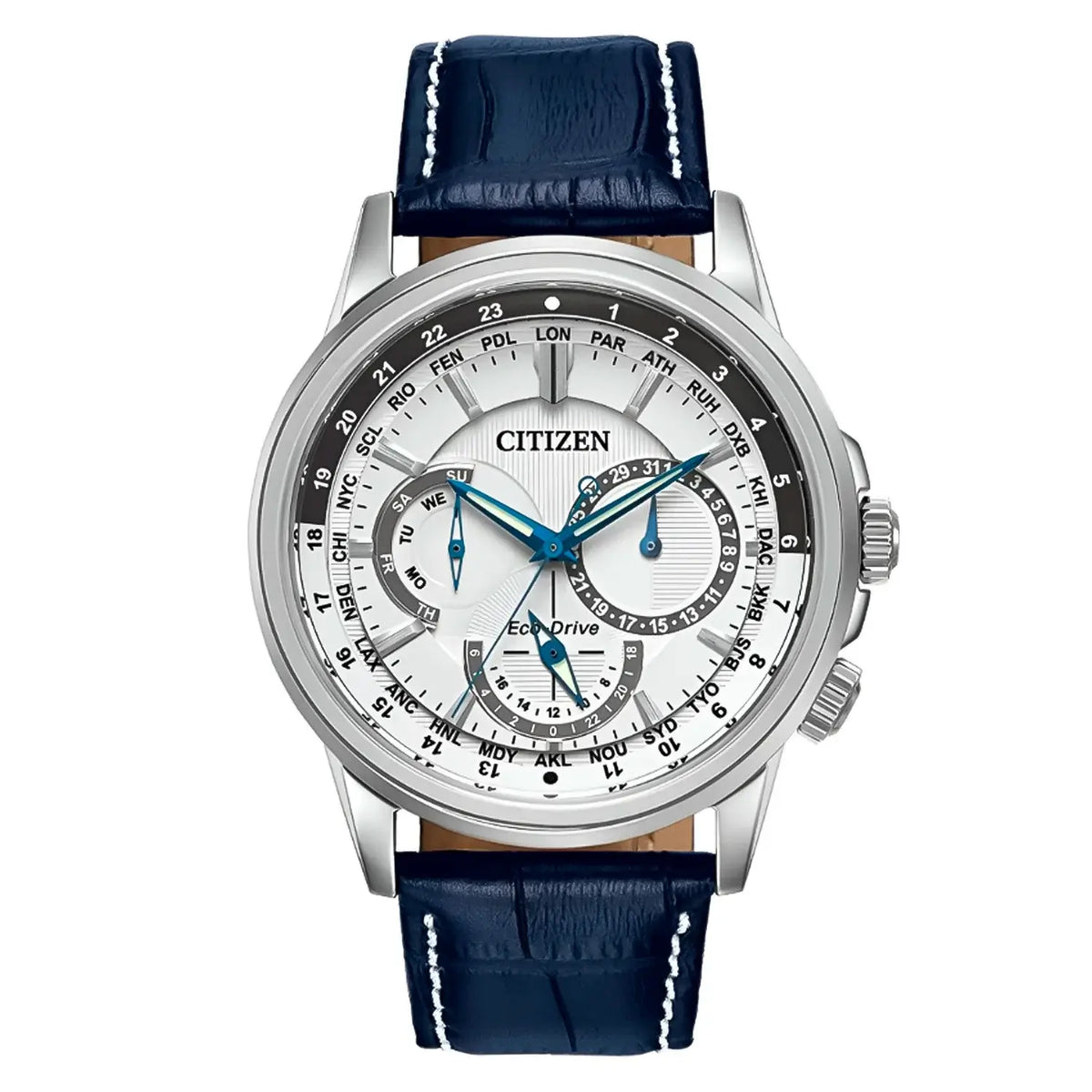 Reloj Citizen Eco Drive BU2020-02A Hombre Cuero Azul