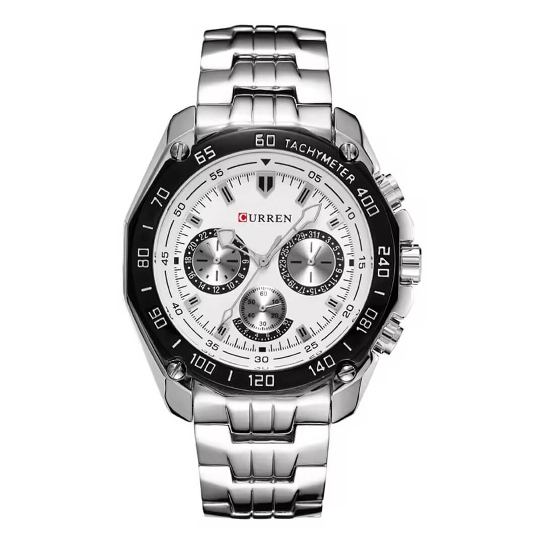 Reloj Curren CUR-57 Hombre Acero Plateado