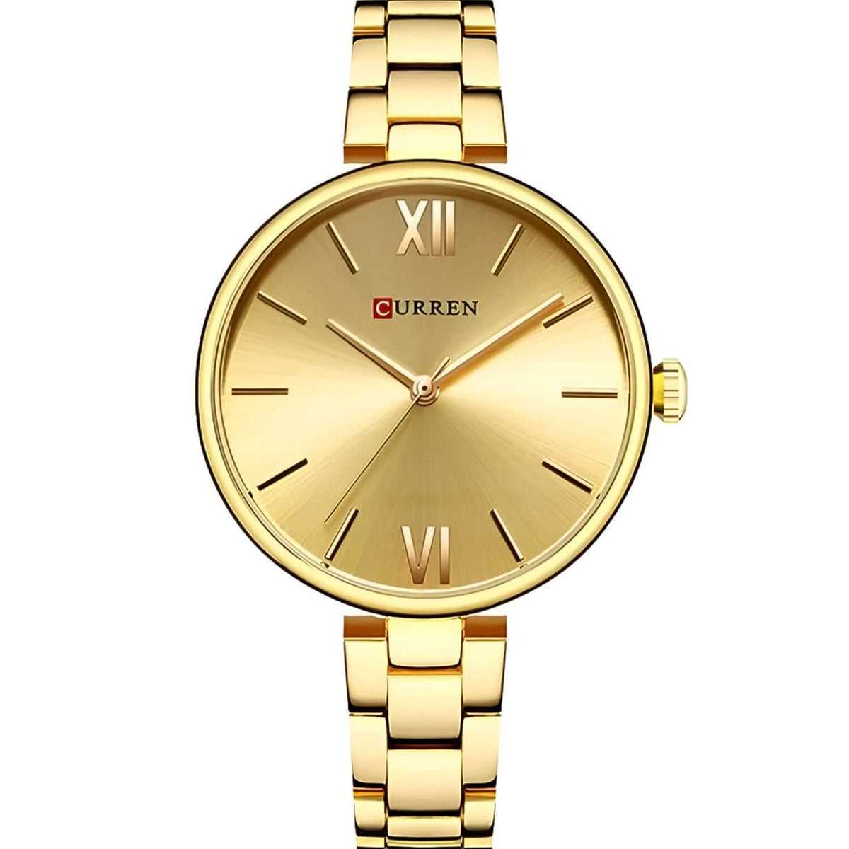 Reloj Curren CUR-M-7 Mujer Acero Dorado