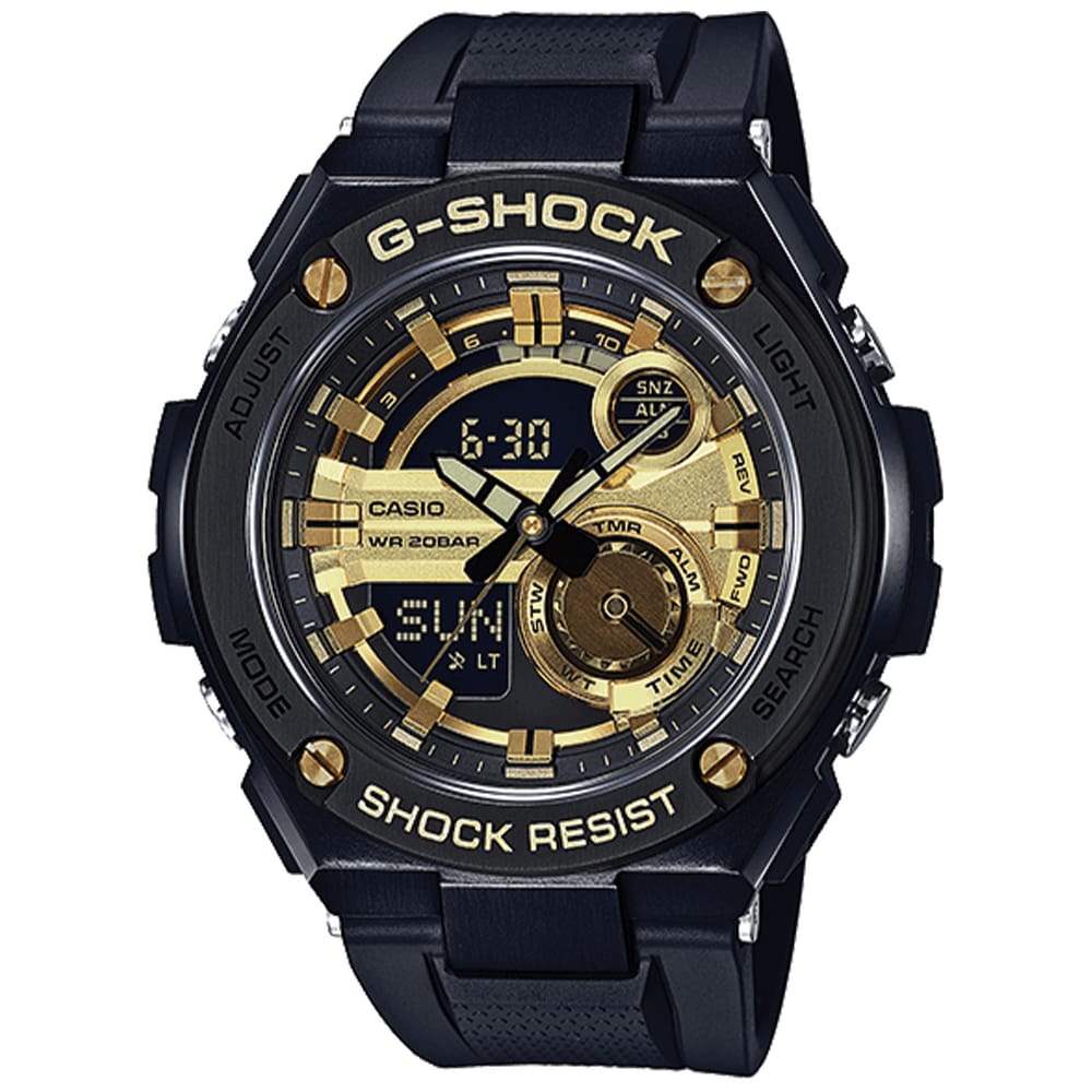 Reloj g shock negro best sale con dorado