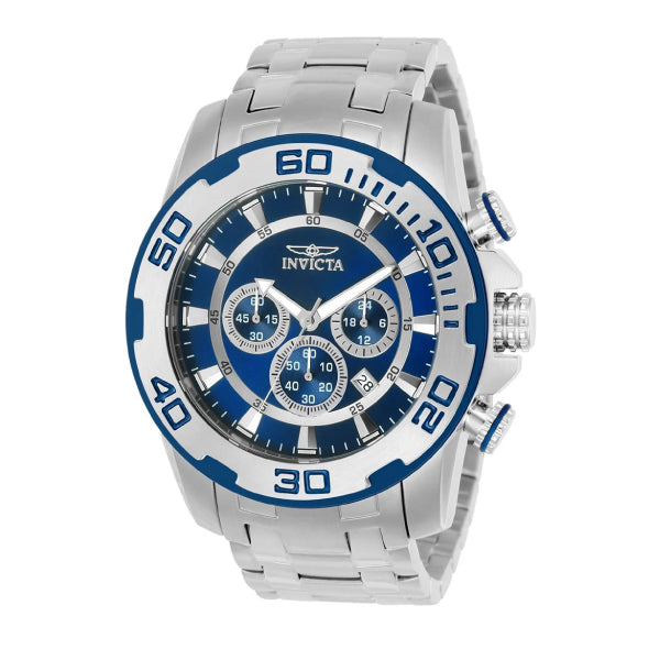 RELOJ INVICTA PRO DIVER PLATEADO CON AZUL 22319 INV-144