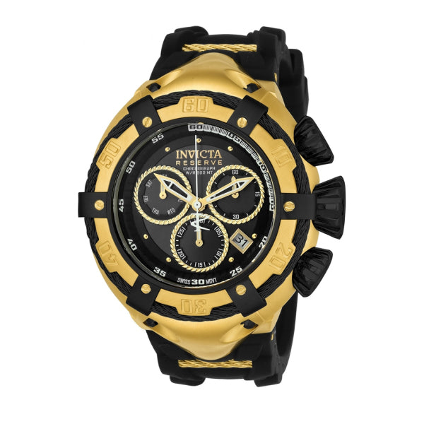 RELOJ INVICTA RESERVE DORADO CON NEGRO 21353 INV 145