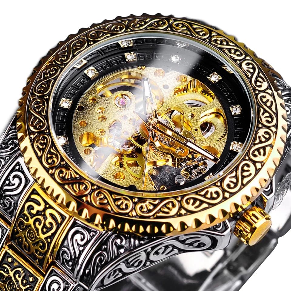 Reloj forsining online dorado