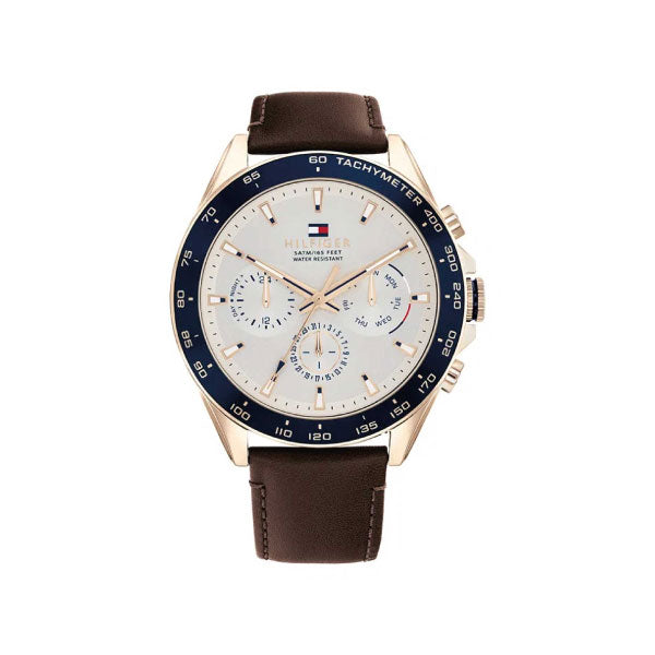 Reloj tommy best sale hilfiger cuero marron