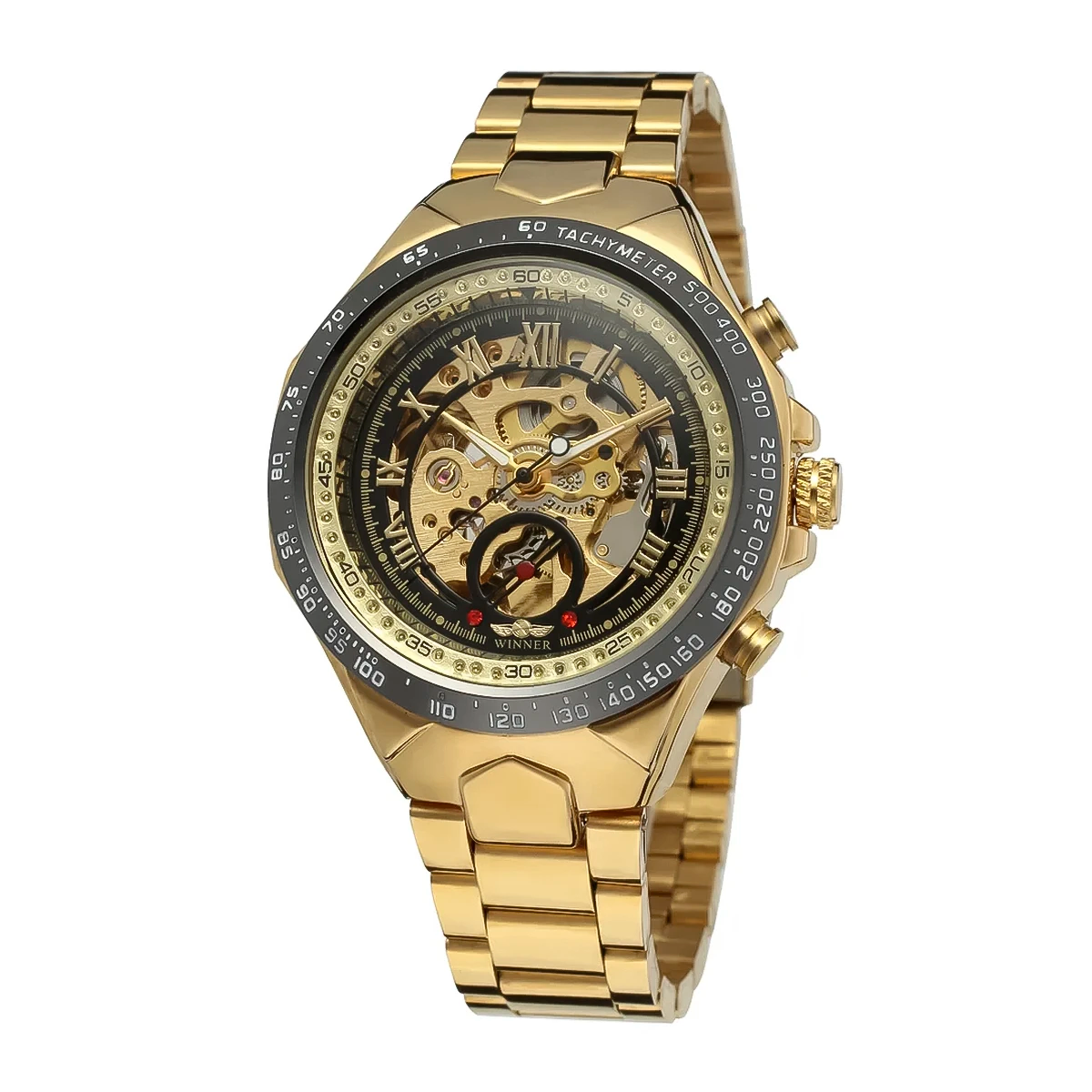 Reloj Winner WIN-2 Hombre Automático Dorado