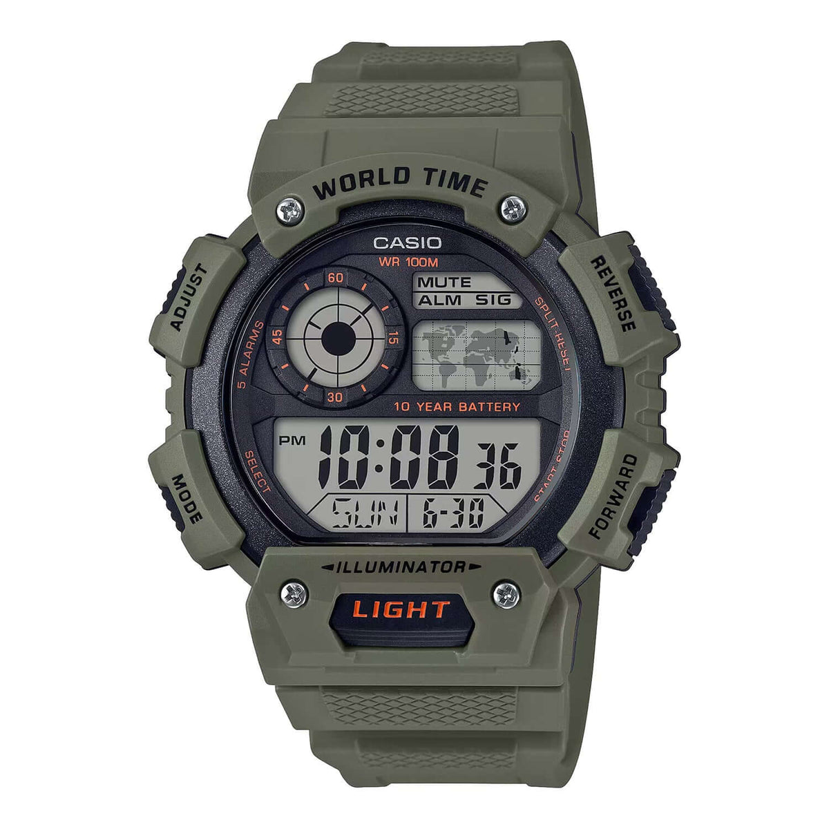 Reloj Casio AE-1400WH-3AV Hombre Resina Verde