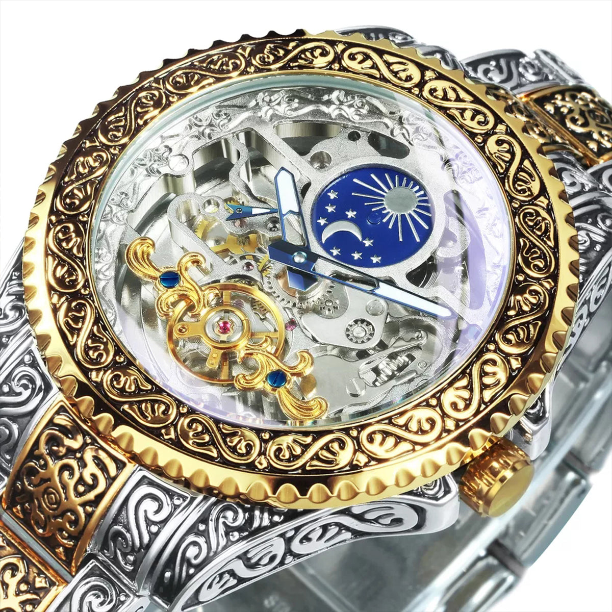 Reloj Forsining FOR-44 Hombre Automático Dorado