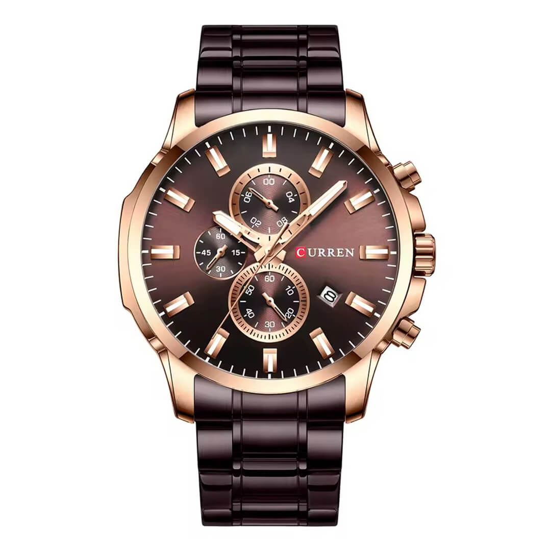 Reloj Curren CUR-64 Hombre Acero Bronce