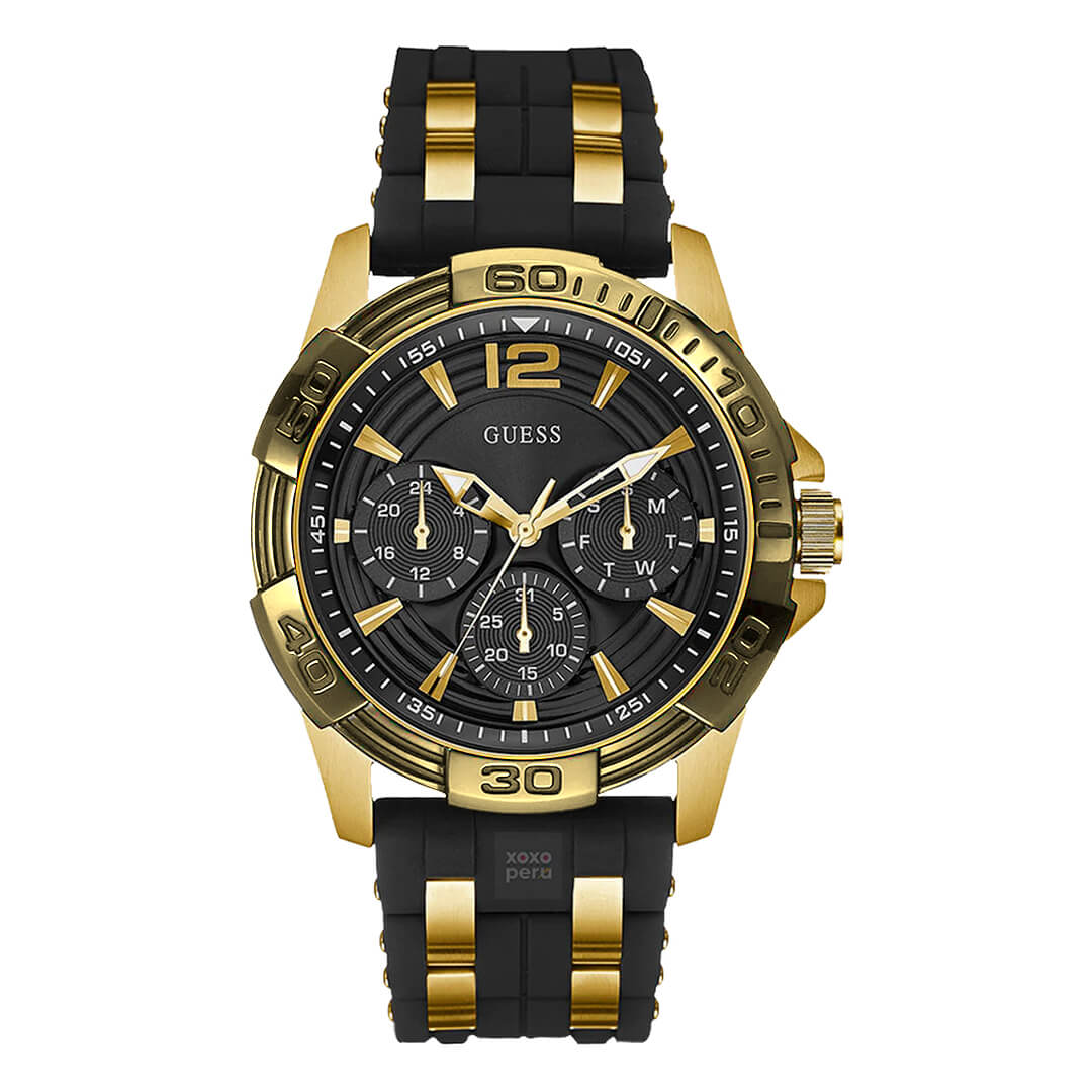 Reloj Guess GW0234G3 Hombre Negro y Dorado