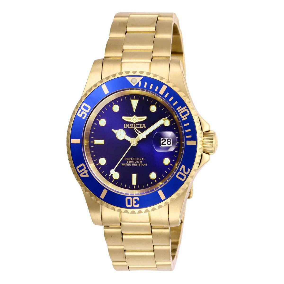Reloj Invicta Pro Diver 26974 Hombre Acero Dorado
