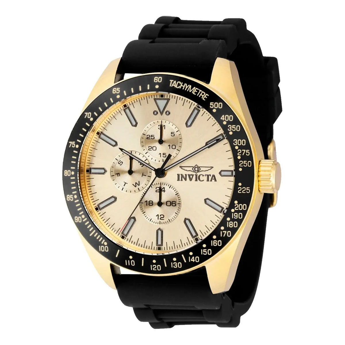 Reloj Invicta Aviator 38405 Hombre Deportivo Negro