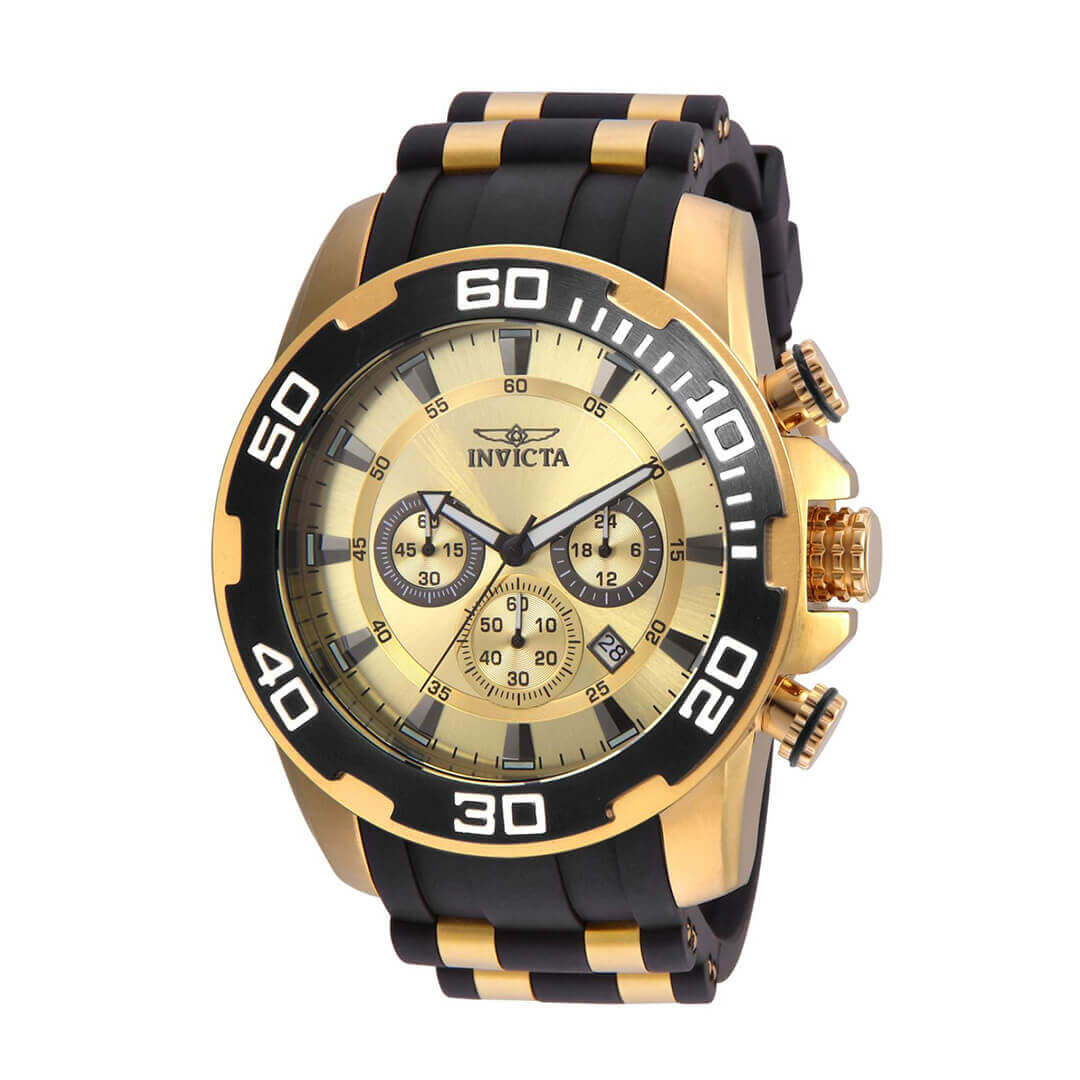 Reloj Invicta Pro Diver Scuba 22346, hombre, acero inoxidable, correa de silicona, resistente al agua, diseño elegante.