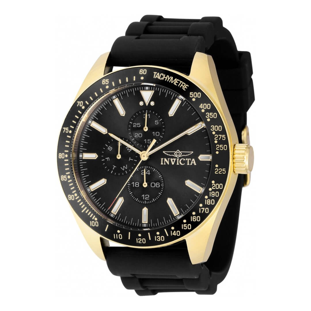 Reloj Invicta Aviator 38404 Hombre Deportivo Negro