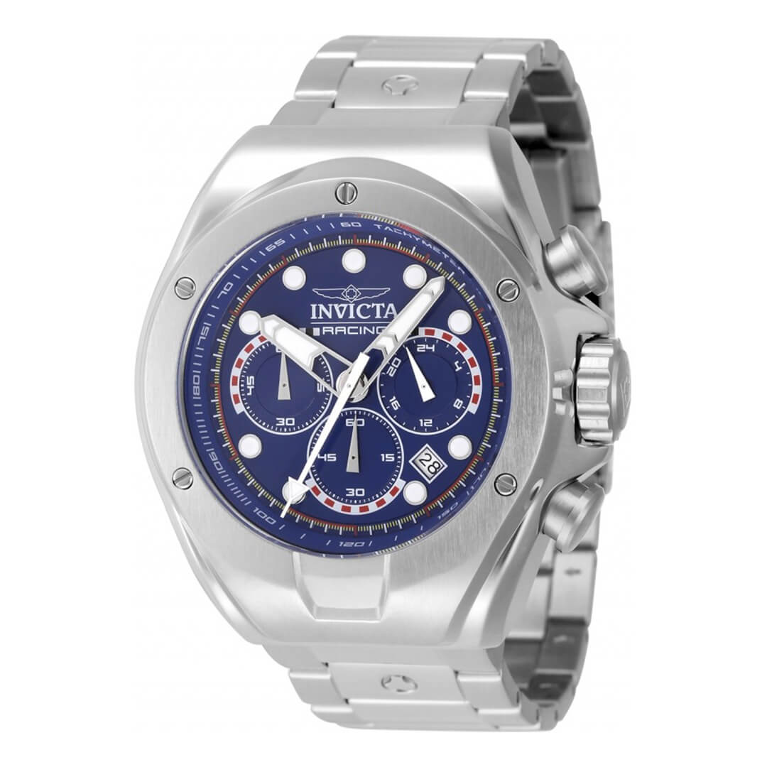 Reloj Invicta Racing 47745 Hombre Acero Plateado