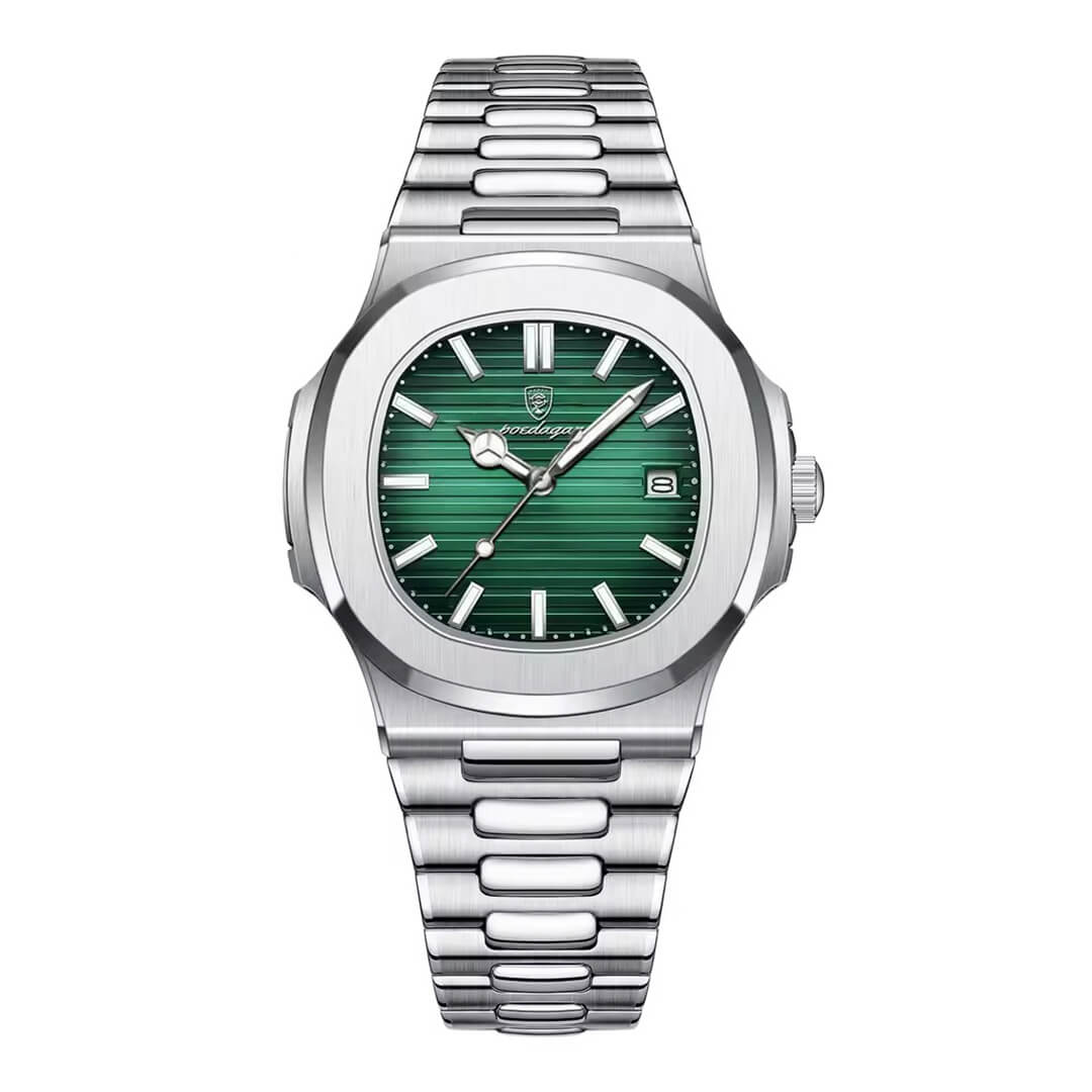 Relojes Poedagar POE-10 Hombre Acero Plateado