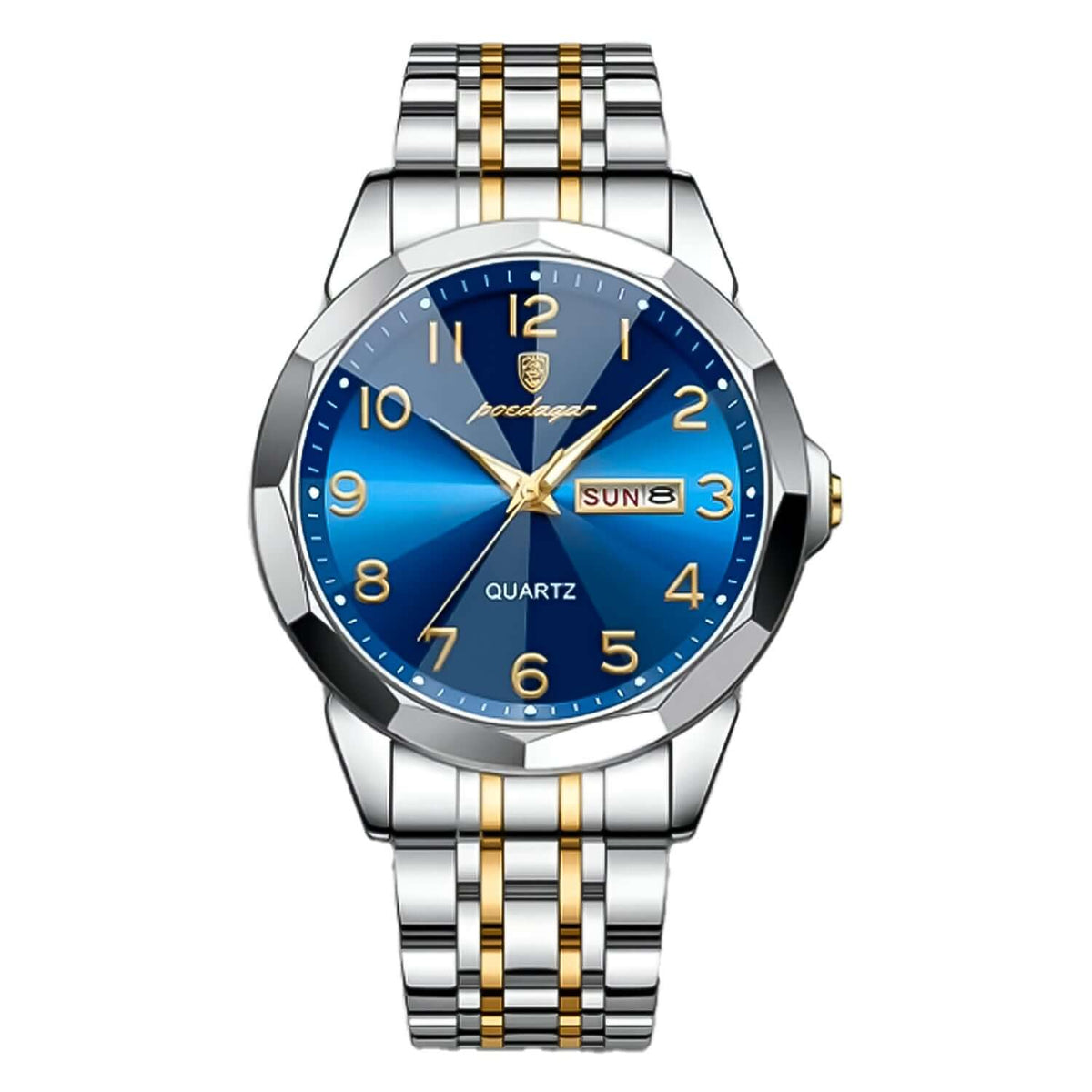 Reloj Poedagar POE-2 Hombre Acero Plateado