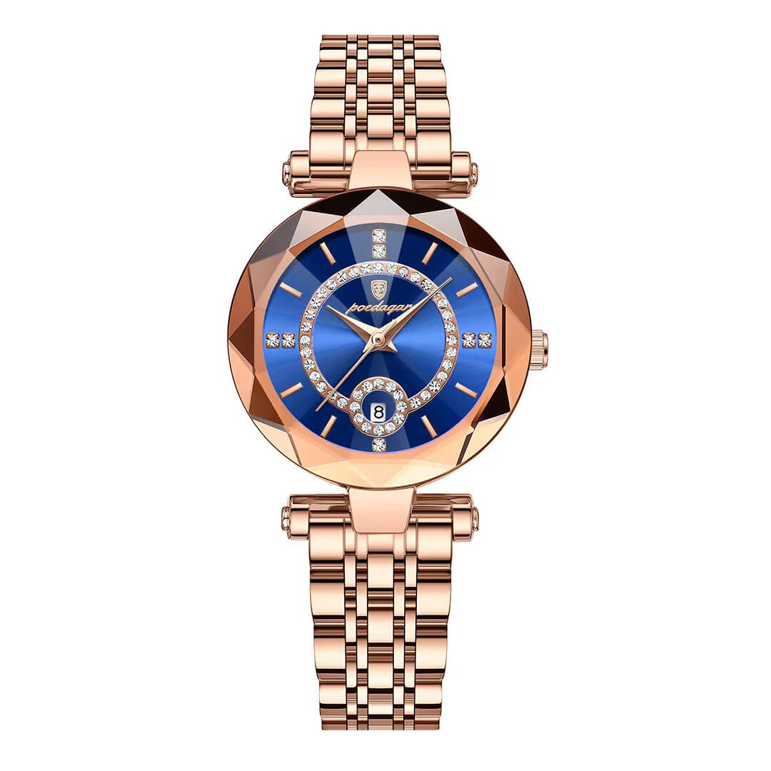 Reloj Poedagar POE-M-11 Mujer Acero Oro Rosa