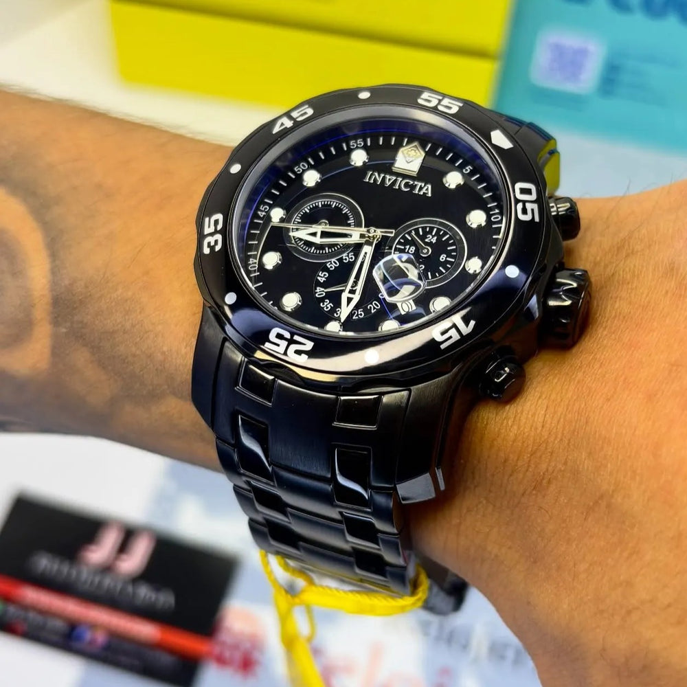 Reloj Invicta Scuba 0076 Hombre Acero Negro