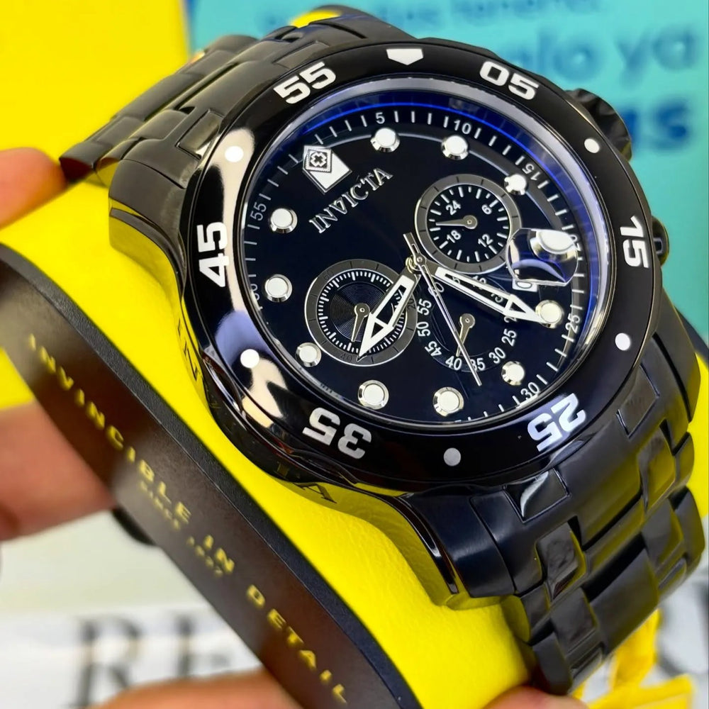 Reloj Invicta Scuba 0076 Hombre Acero Negro