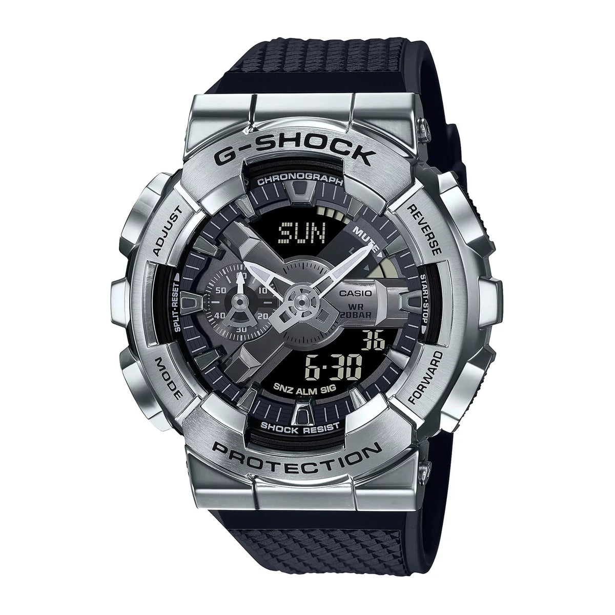 RELOJ G-SHOCK PLATEADO GM-110-1ACR G-SK-166