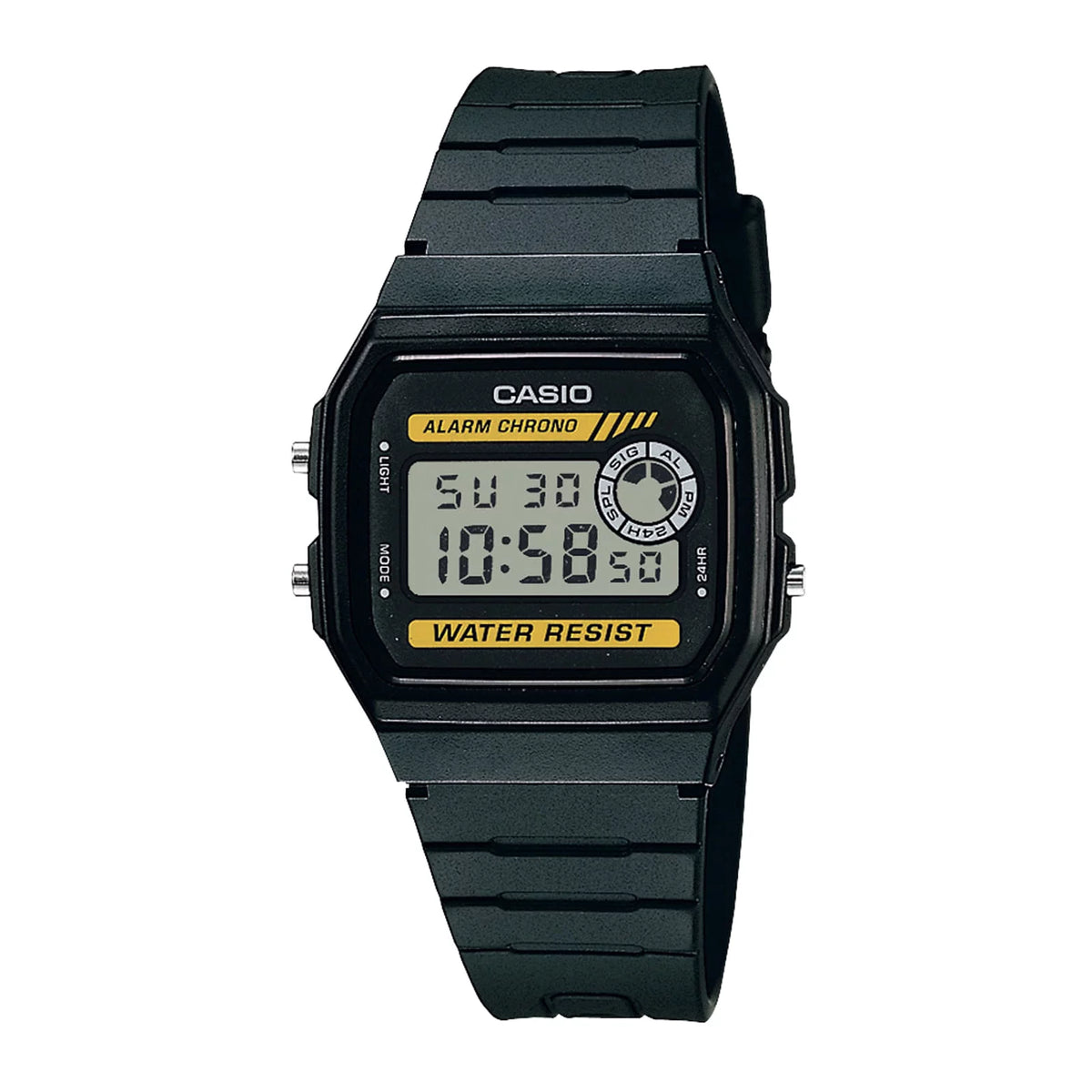 Reloj Casio F-94WA-9D Hombre Resina Negro | CAS-79