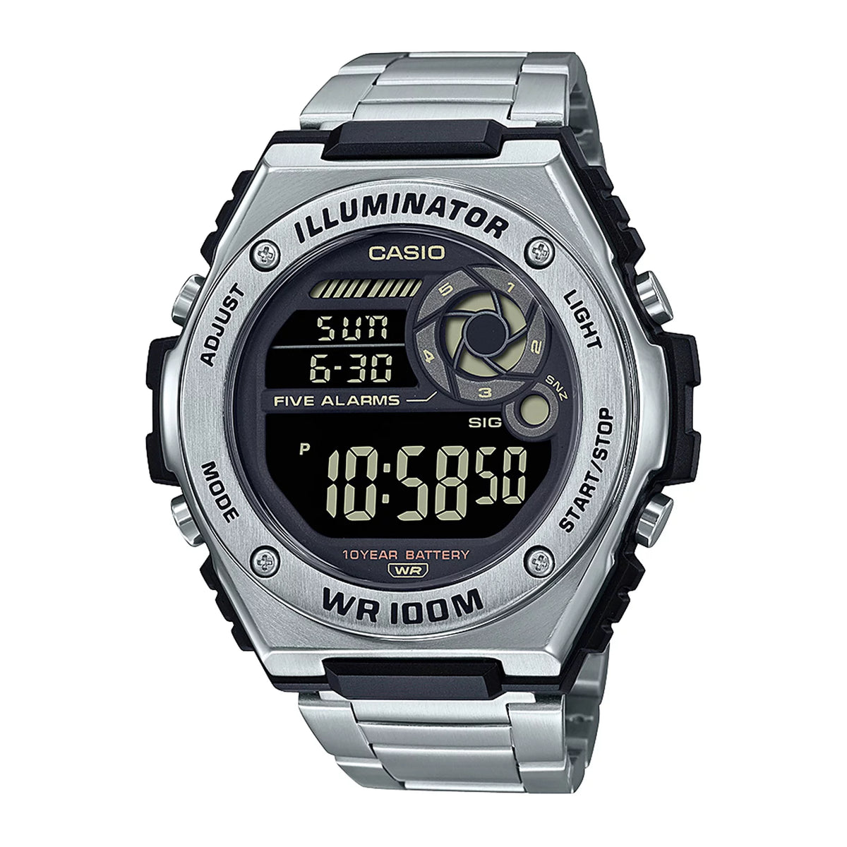 RELOJ CASIO NEGRO MWD-100HD-1BV CAS-102