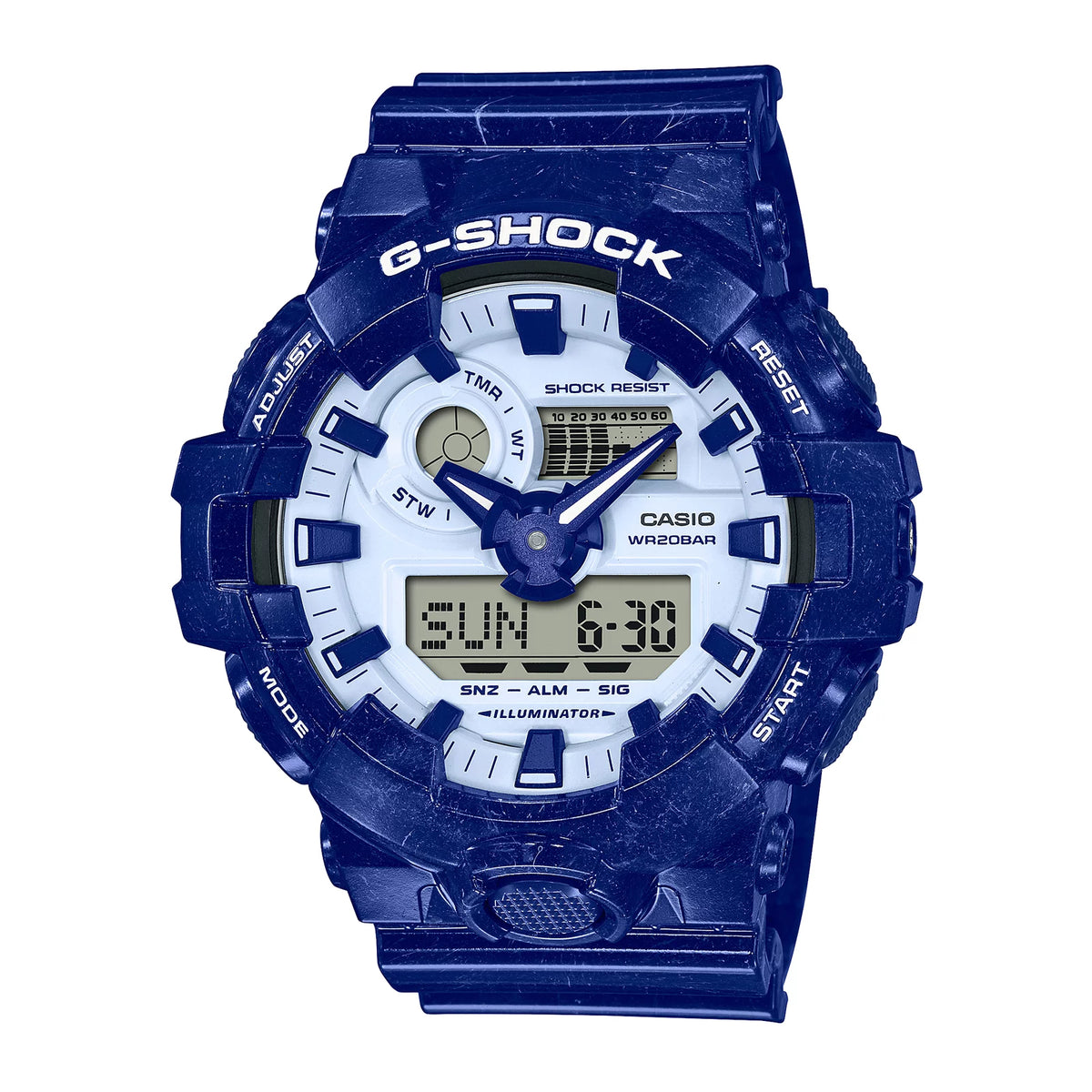 RELOJ G-SHOCK AZUL GA-700BWP-2A G-SK-168