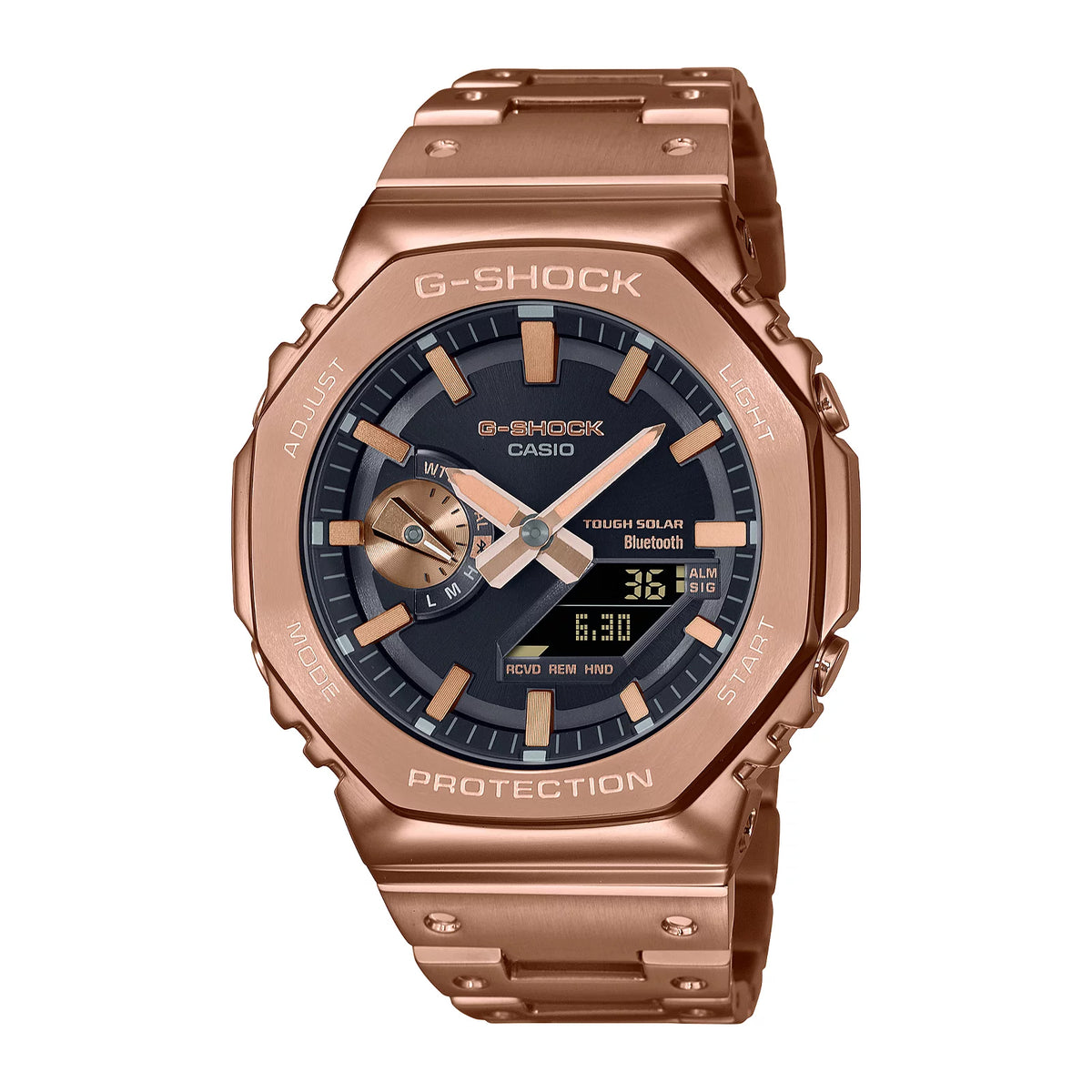 RELOJ G-SHOCK ORO ROSA G-S-222