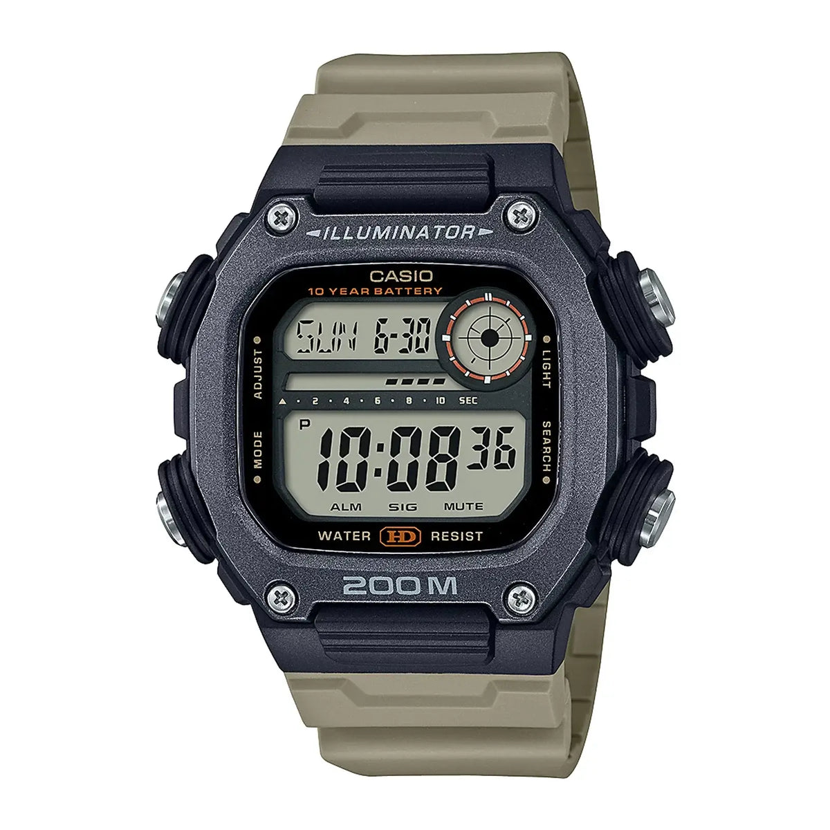Reloj Casio DW-291HX-5AV Hombre Resina Verde | CAS-108