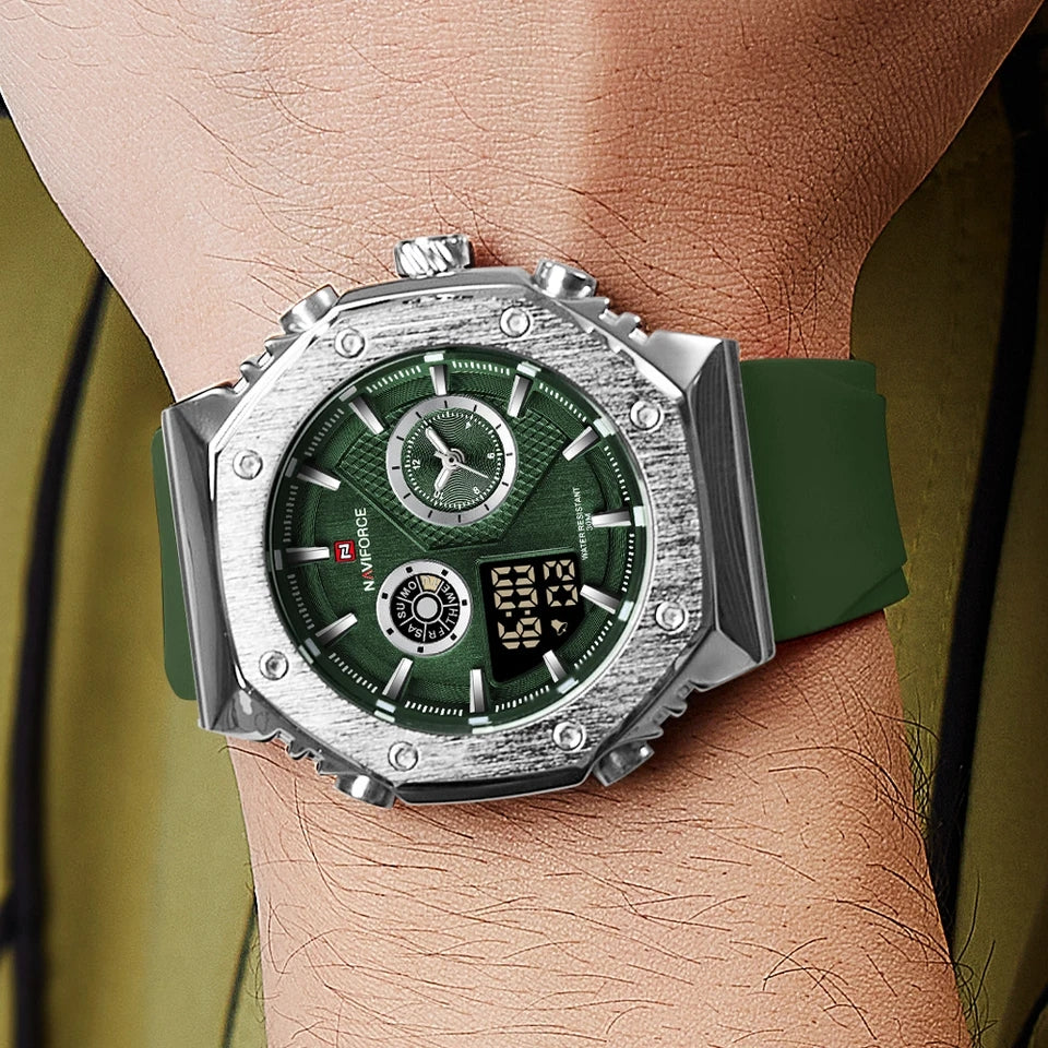 RELOJ NAVIFORCE OCTO SILICONA VERDE NAV-95