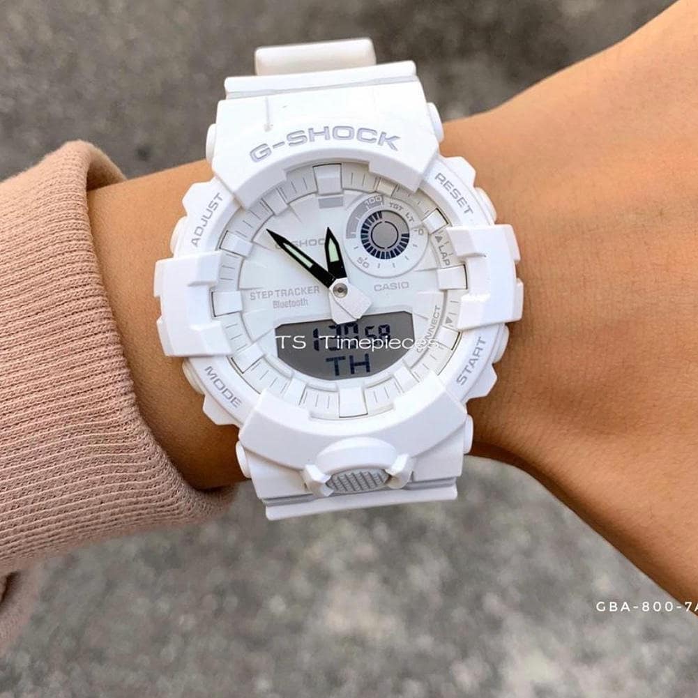 RELOJ G-SHOCK TRAKER BLANCO G-S-131