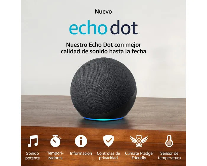 ALEXA ECHO DOT NEGRO 5TA GENERACIÓN