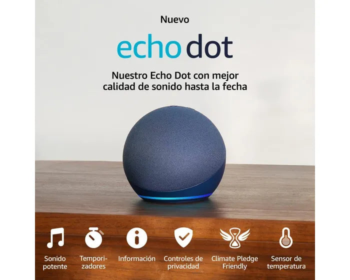 ALEXA ECHO DOT AZÚL 5TA GENERACIÓN