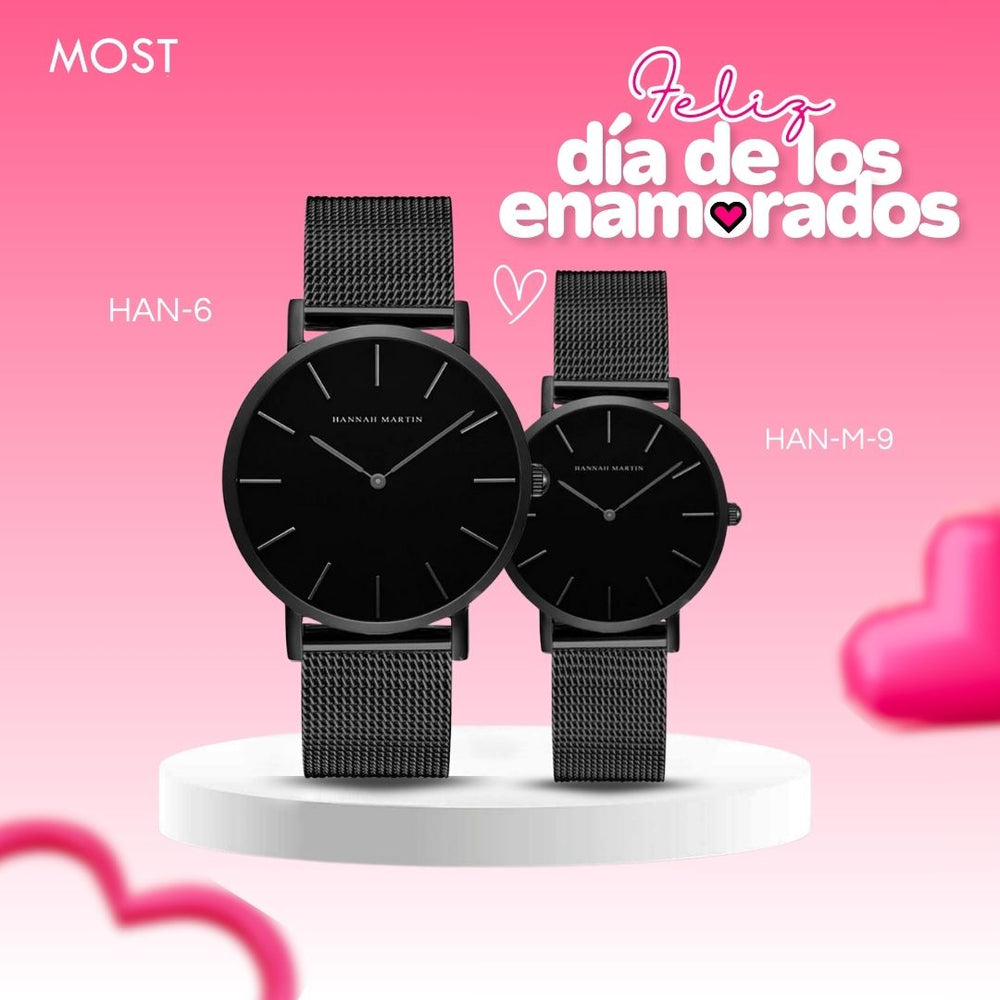 Relojes para Pareja: Hannah Martin HAN-6 y HAN-M-9