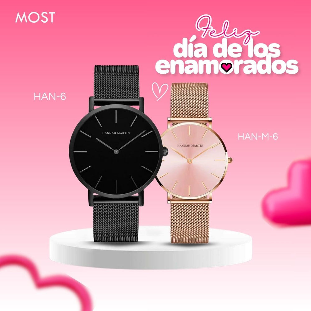Relojes para Pareja: Hannah Martin HAN-1 y HAN-M-2
