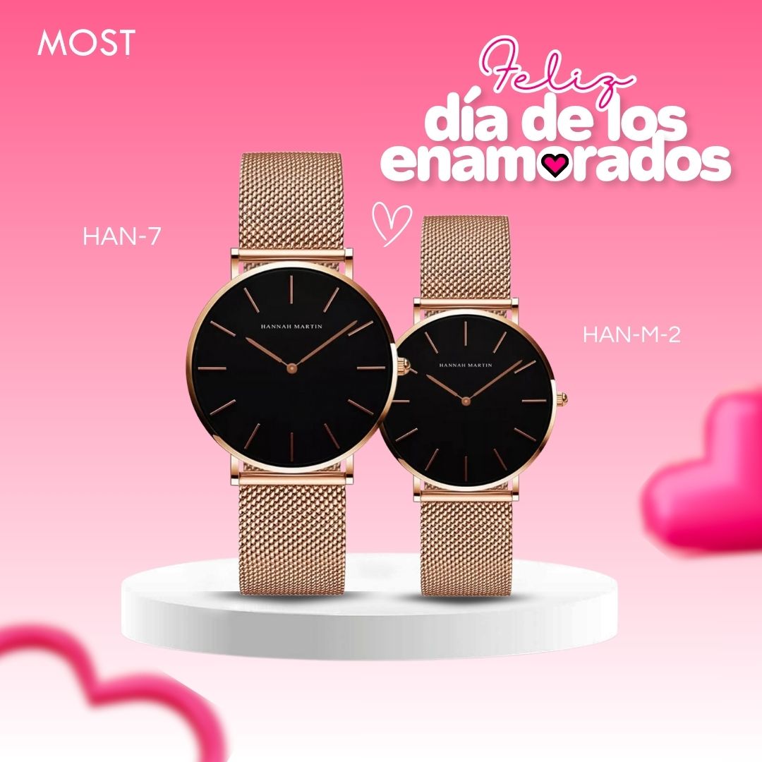 Relojes para Pareja: Hannah Martin HAN-7 y HAN-M-2