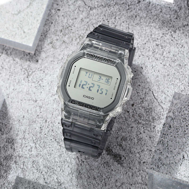 RELOJ G-SHOCK RETRO TRANSPARENTE G-S-120