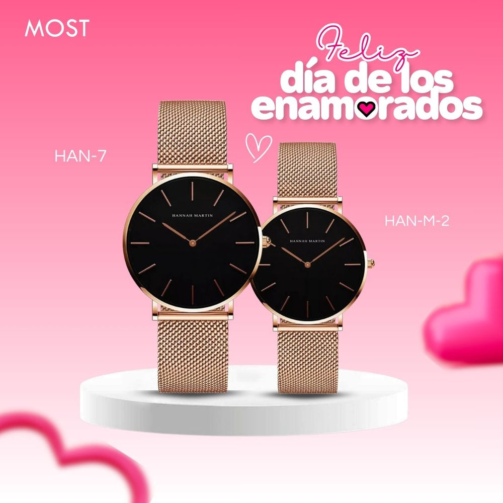 Relojes para Pareja: Hannah Martin HAN-7 y HAN-M-2