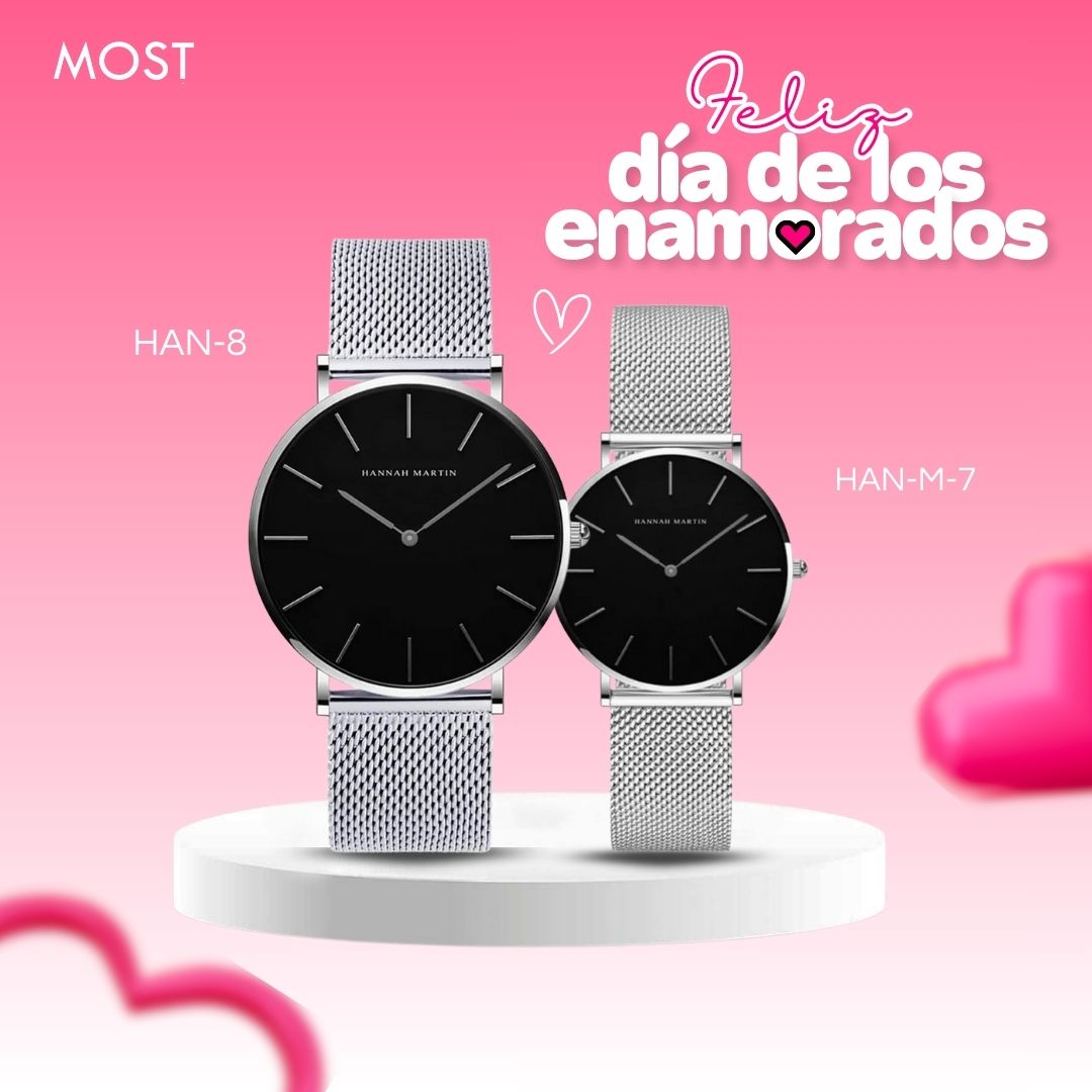 Relojes para Pareja: Hannah Martin HAN-8 y HAN-M-7