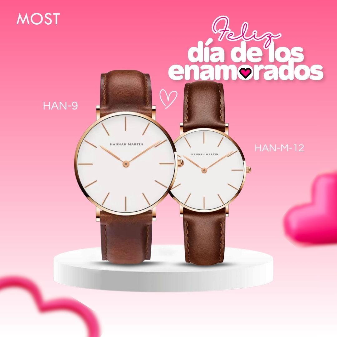 Relojes para Pareja: Hannah Martin HAN-9 y HAN-M-12