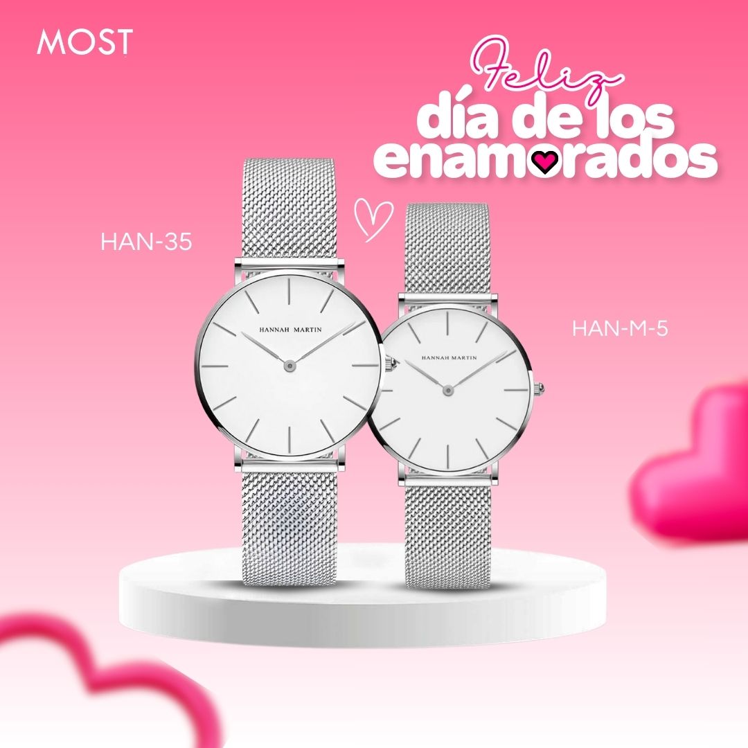 Relojes para Pareja: Hannah Martin HAN-35 y HAN-M-5