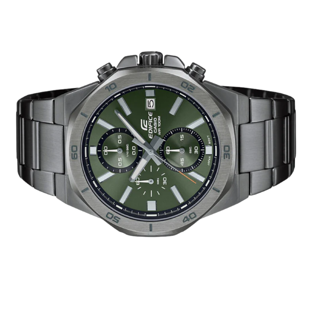 Reloj Edifice EFV-640DC-3A Hombre Acero Verde
