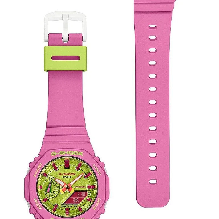 RELOJ G-SHOCK ROSADO - AMARILLO G-S-M-4