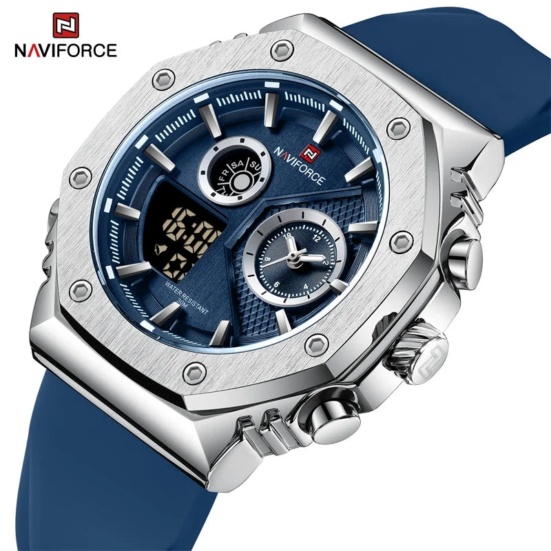 RELOJ NAVIFORCE OCTO SILICONA AZUL NAV-96