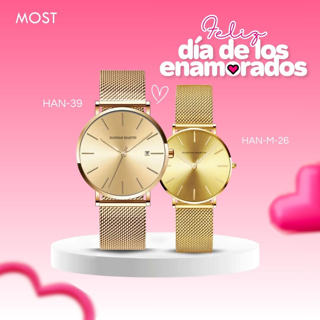Relojes para Pareja: Hannah Martin HAN-39 y HAN-M-26