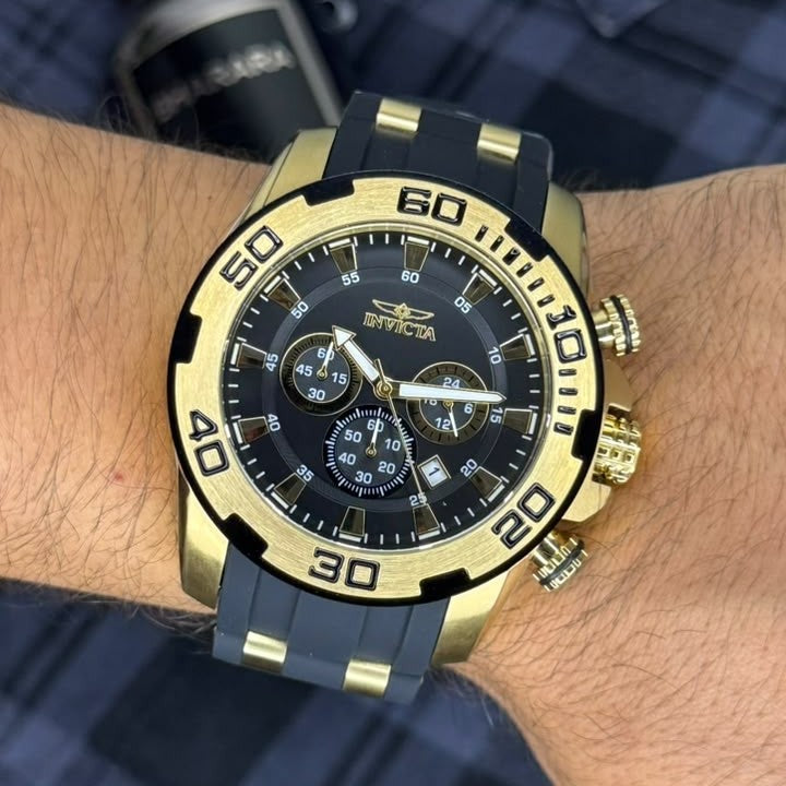 Reloj Invicta Scuba 22340 Hombre Silicona Negro | INV-132