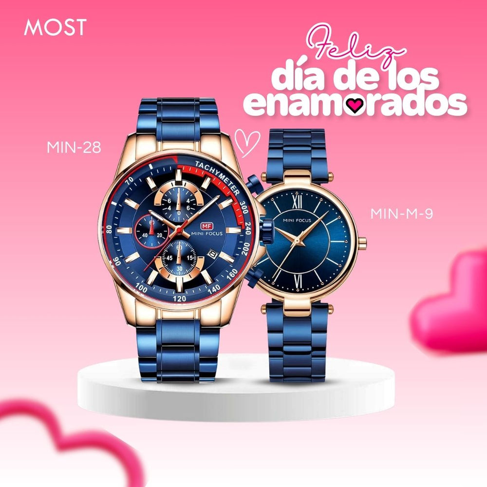 Relojes para Pareja: Mini Focus MIN-28 y MIN-M-9