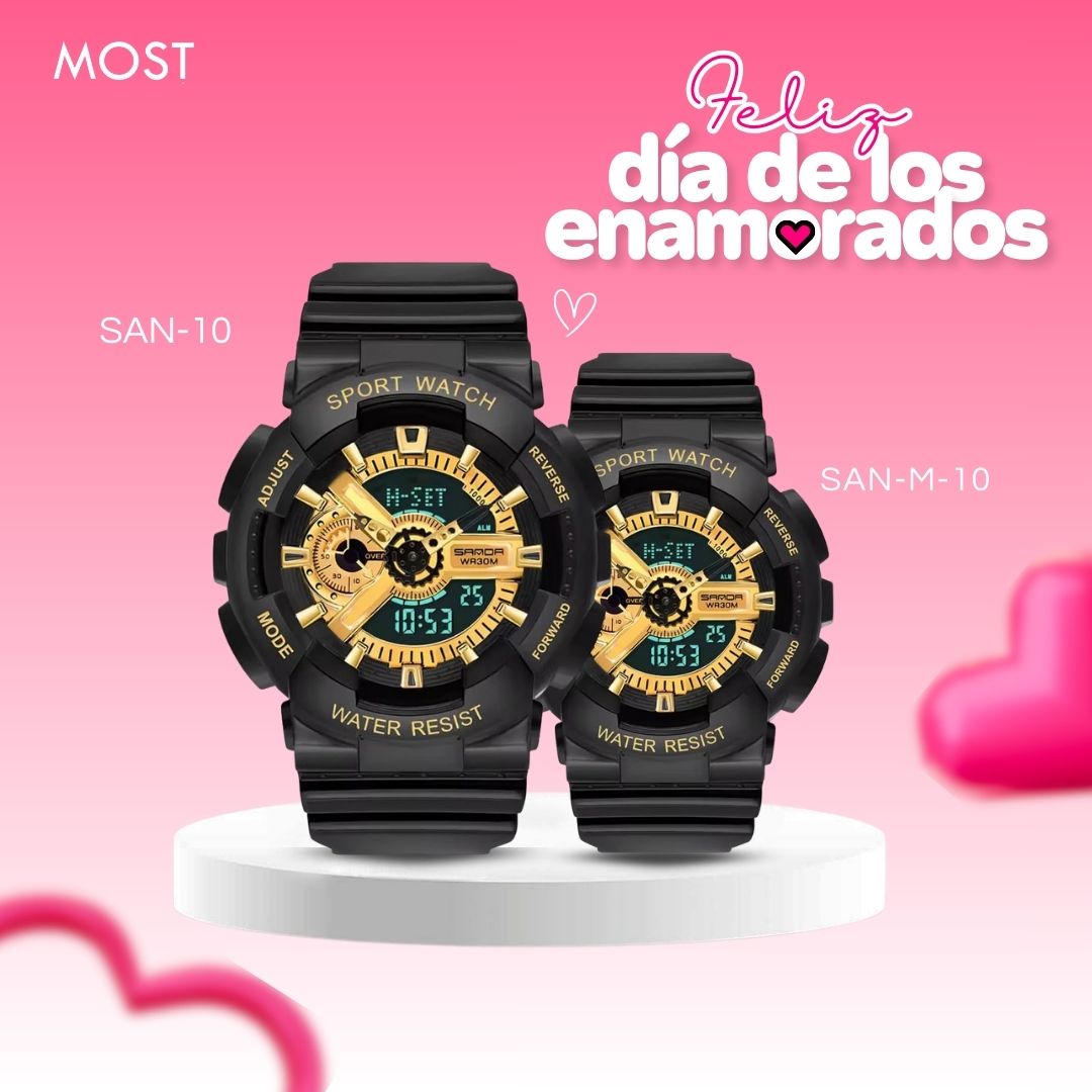 Relojes para Pareja: Sanda SAN-10 y SAN-M-6
